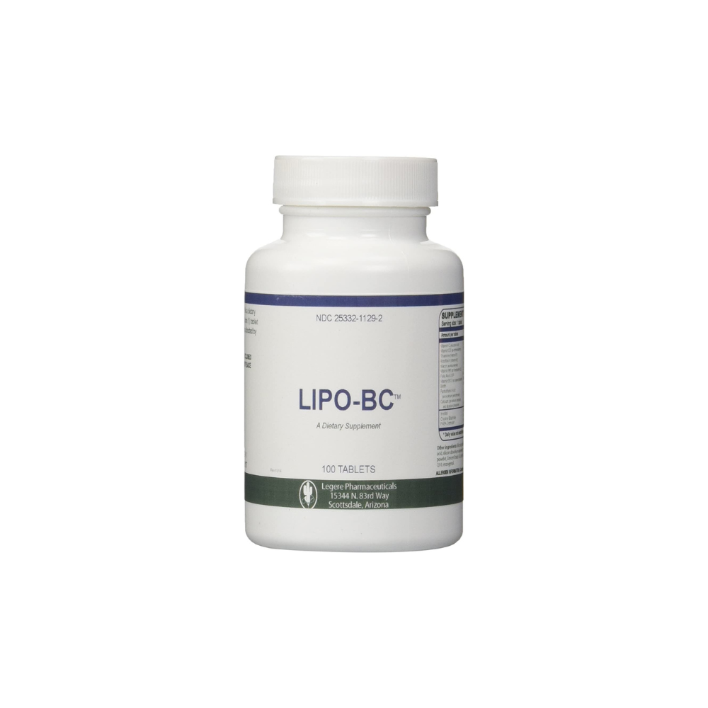 Lipo BC 100 - Lipotrophic Weight Loss Supplement- 100 Tabs
