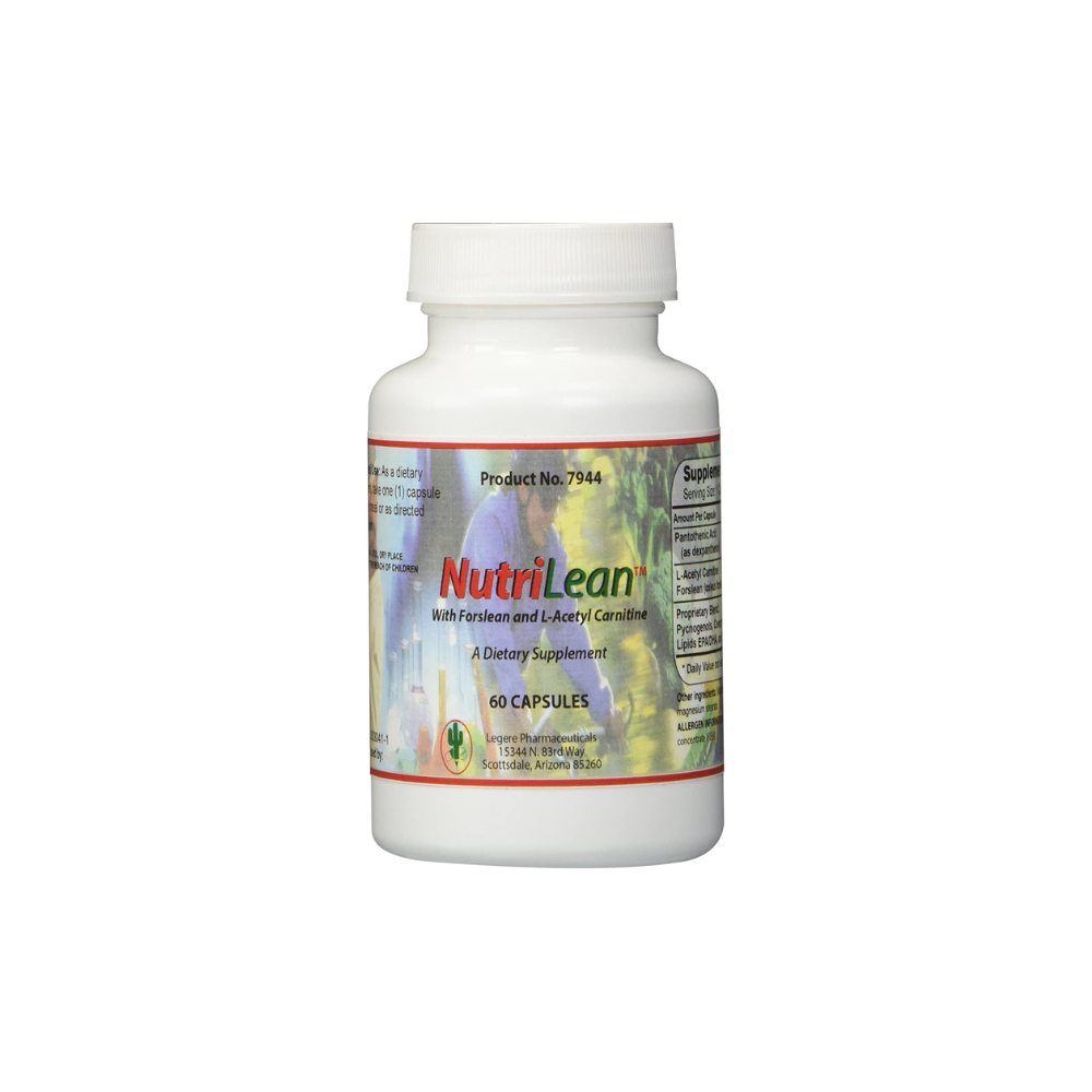 NUTRILEAN with Coleus forskohlii (forskolin) & Acetyl L-carnitine -60 Caps