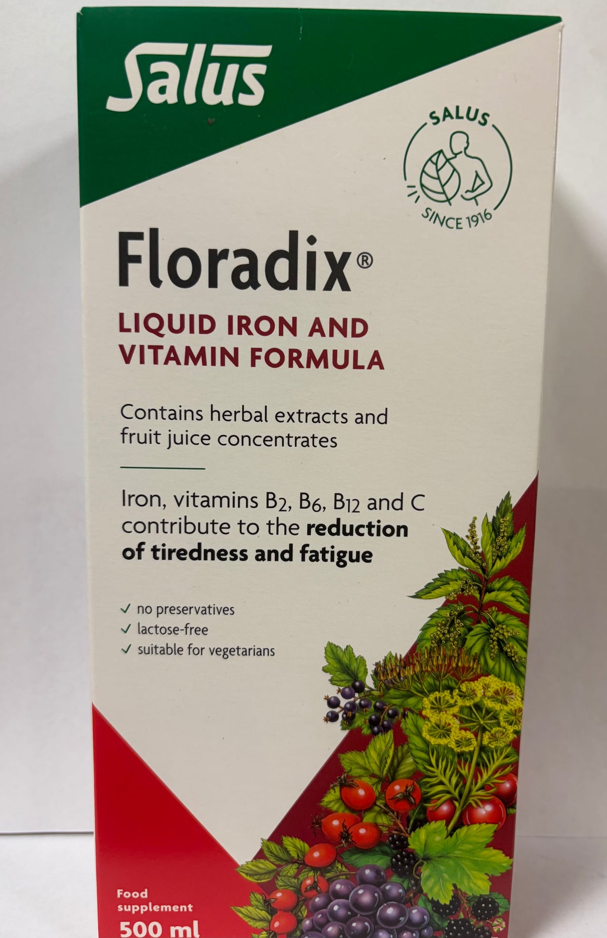 Floradix Liquid iron and vitamin formula - 500ml