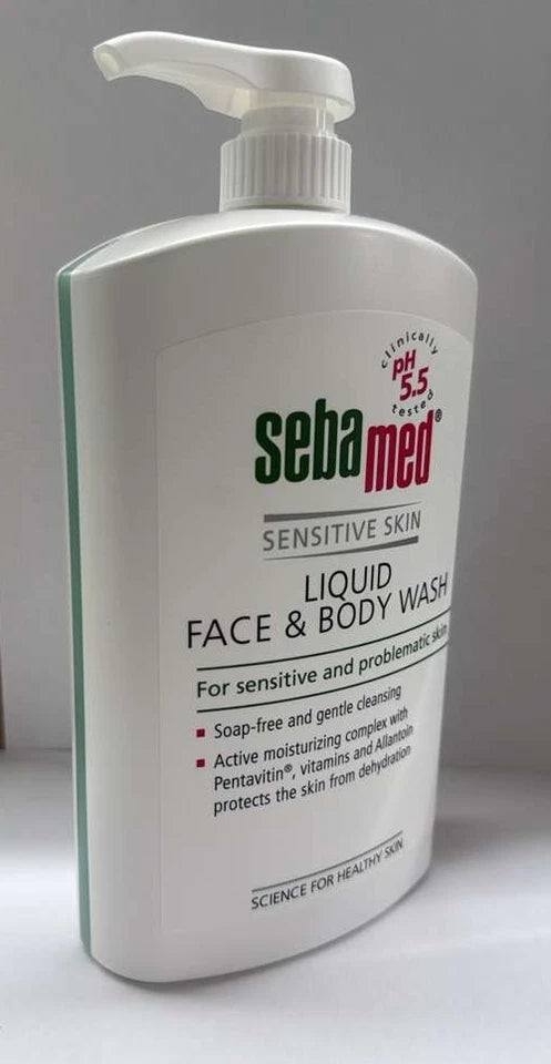 Sebamed Face & Body Wash for Sensitive and Delicate Skin -1 Liter