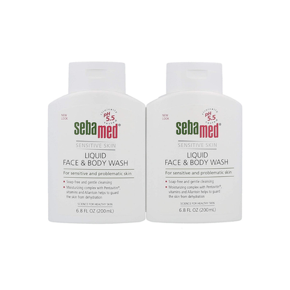 Sebamed Liquid Face and Body Wash pH 5.5 - 200ml (Pack of Two)