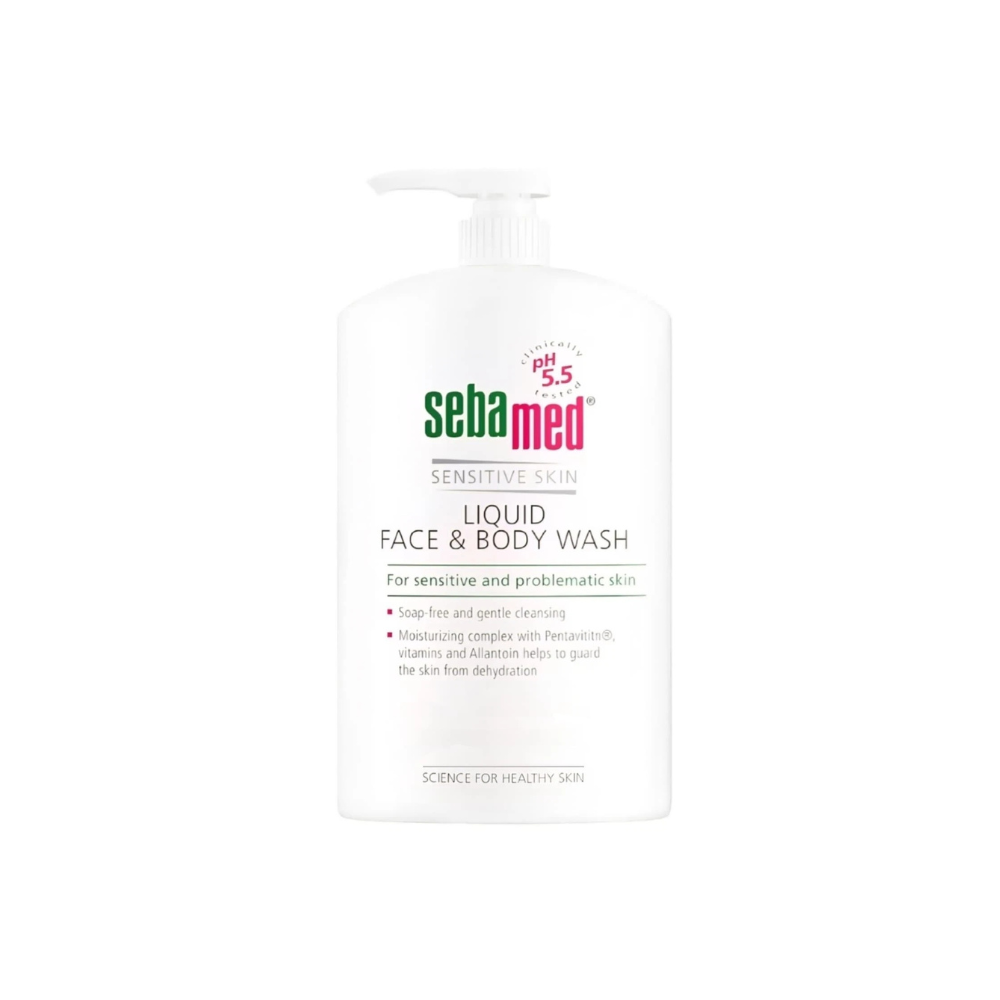 Sebamed  Face & Body Wash for Sensitive and Delicate Skin -1 Liter