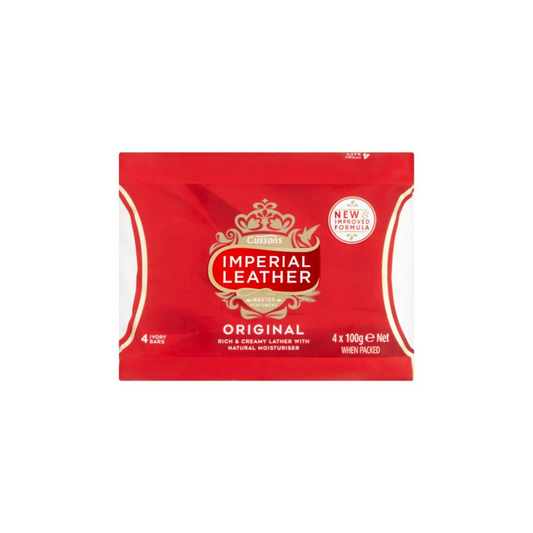 Imperial Leather Original Soap Bars 4x100g- 3 Packs (12 bars)