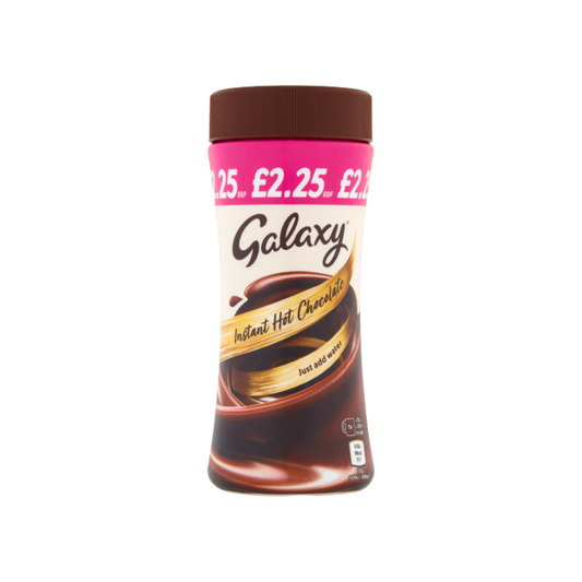 Galaxy Instant Hot Chocolate Cocoa Powder Drink with Milk Chocolate Sugars & Sweeteners, 250g