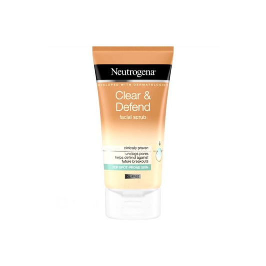 Neutrogena Clear and Defend Face Scrub 150ml