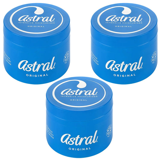 Astral Original Moisturising Cream 500ml (Pack of 3)