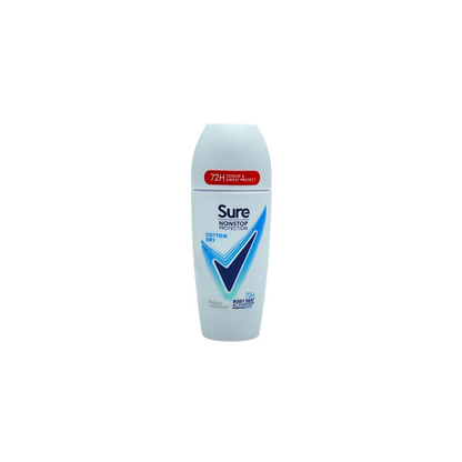 Sure Cotton Dry  Roll-On Anti-Perspirant Deodorant 50ml, 6 Pack