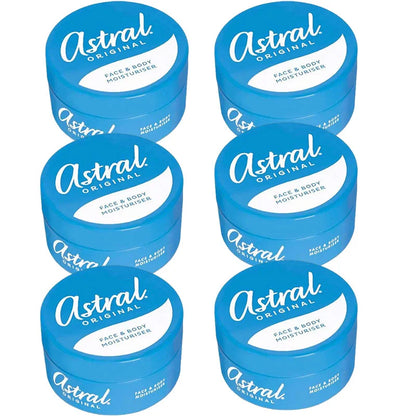 ASTRAL Moisturising Cream 50ml 6 pack