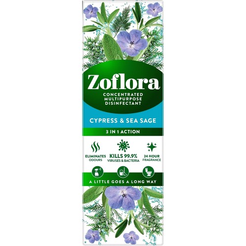 Zoflora Cypress & Sea Sage Concentrated Disinfectant - 120ML