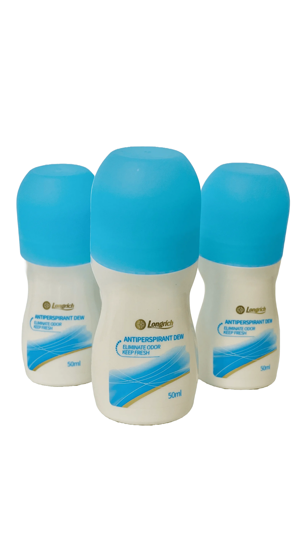 Longrich Deodorant Roll On Longrich Antiperspirant Dew/ Eliminates odor PACK 3