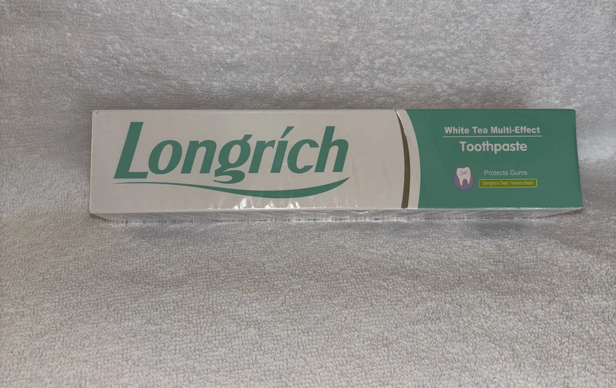 Longrich White Tea Multi-Effect Toothpaste 200g Fluorine Free Anti-Bacterial PACK 2