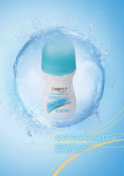Longrich Deodorant Roll On Longrich Antiperspirant Dew/ Eliminates odor