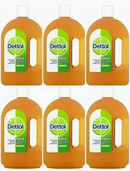 Dettol Antiseptic Liquid 750 ml  Pack of 6