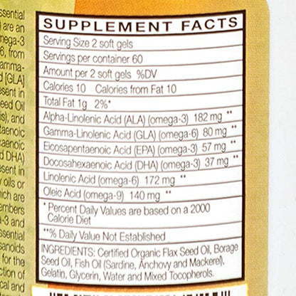 Nature's EFA -120 Soft Gels