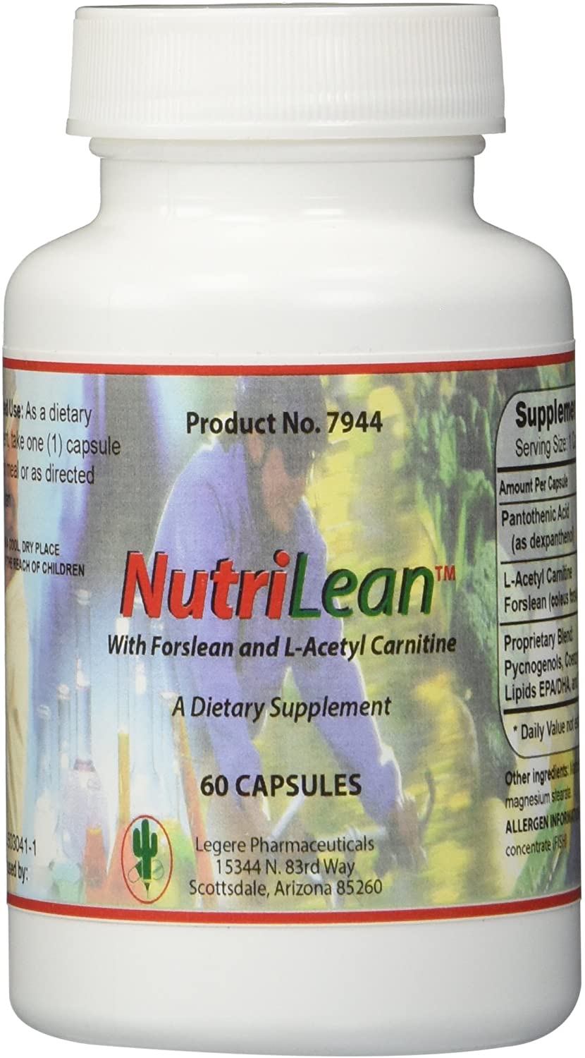 NUTRILEAN with Coleus forskohlii (forskolin) & Acetyl L-carnitine -60 Caps NUTRILEAN with Coleus forskohlii (forskolin) & Acetyl L-carnitine -60 Caps