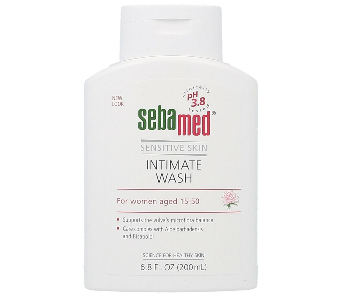 Sebamed Feminine Intimate Wash pH 3.8 for Microflora Balance (200mL) Age 15-50yrs