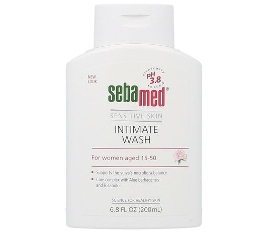 Sebamed Feminine Intimate Wash pH 3.8 for Microflora Balance (200mL) Age 15-50yrs